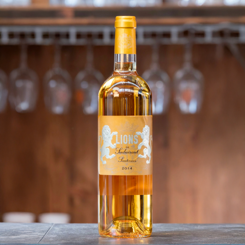 bouteille de Sauternes Lions de Suduiraut 2014