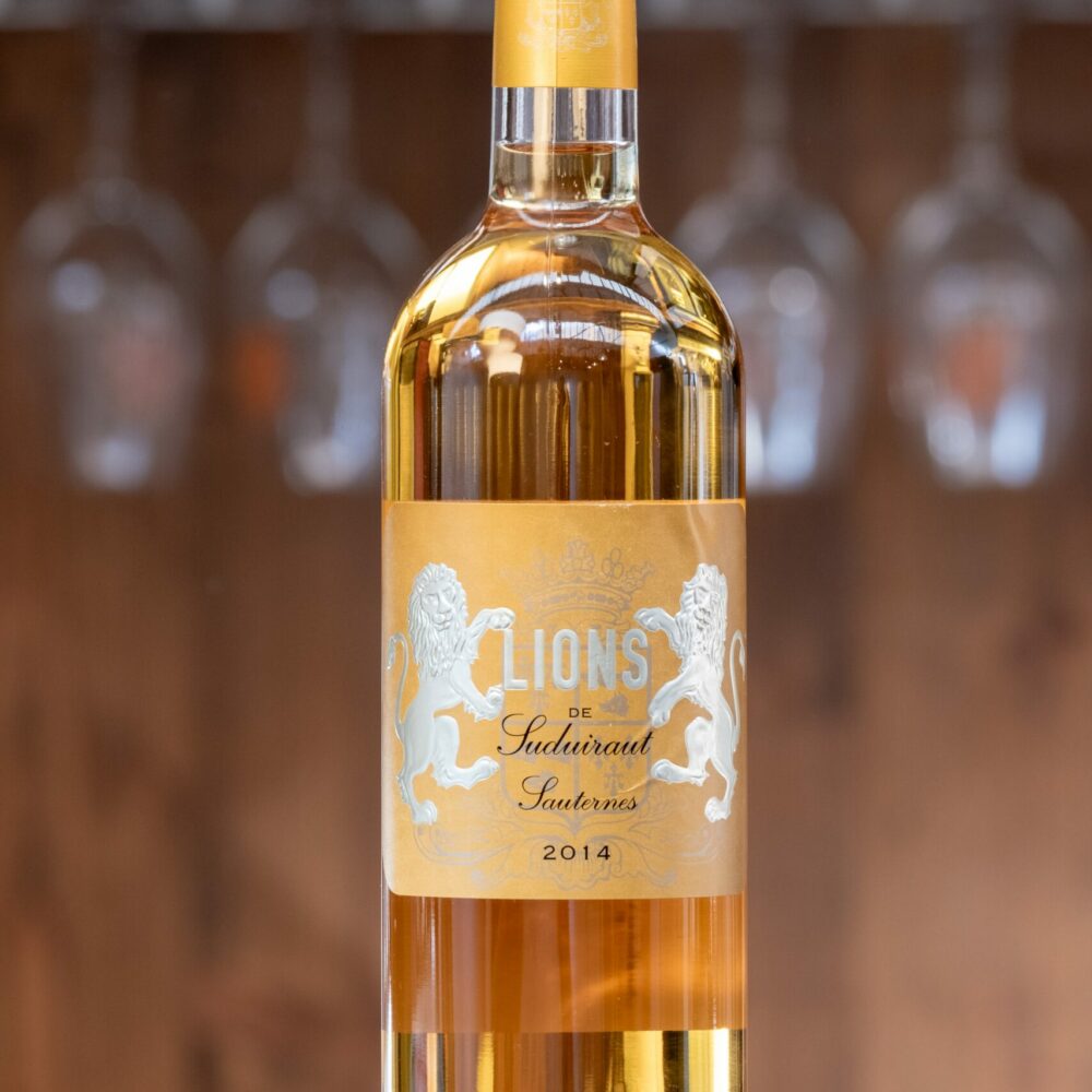 Bouteille de Sauternes Lions de Suduiraut 2014